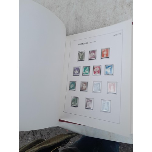 81 - Germany 4 x clean red Biella albums, well presented unmounted mint collection 1970 - 1995 with issue... 