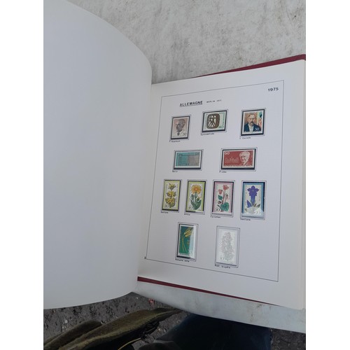 81 - Germany 4 x clean red Biella albums, well presented unmounted mint collection 1970 - 1995 with issue... 