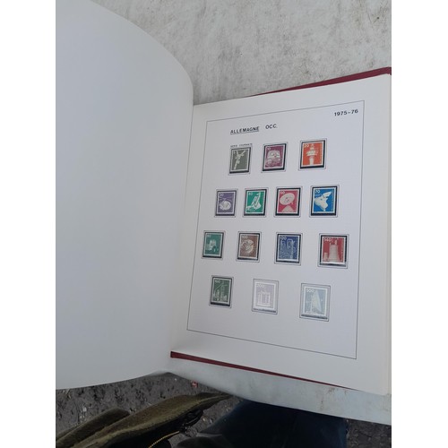 81 - Germany 4 x clean red Biella albums, well presented unmounted mint collection 1970 - 1995 with issue... 