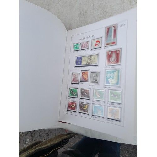 81 - Germany 4 x clean red Biella albums, well presented unmounted mint collection 1970 - 1995 with issue... 