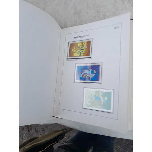 81 - Germany 4 x clean red Biella albums, well presented unmounted mint collection 1970 - 1995 with issue... 