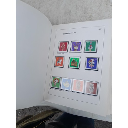 81 - Germany 4 x clean red Biella albums, well presented unmounted mint collection 1970 - 1995 with issue... 