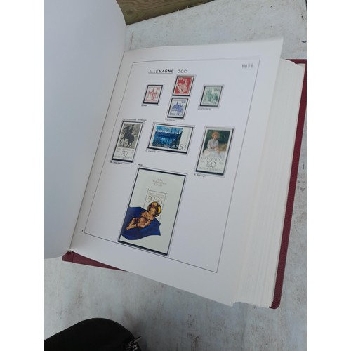 81 - Germany 4 x clean red Biella albums, well presented unmounted mint collection 1970 - 1995 with issue... 