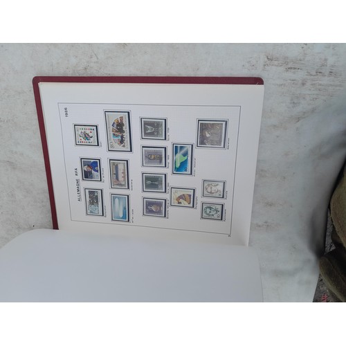 81 - Germany 4 x clean red Biella albums, well presented unmounted mint collection 1970 - 1995 with issue... 