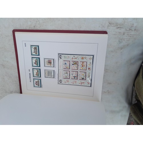 81 - Germany 4 x clean red Biella albums, well presented unmounted mint collection 1970 - 1995 with issue... 