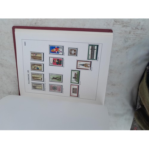 81 - Germany 4 x clean red Biella albums, well presented unmounted mint collection 1970 - 1995 with issue... 