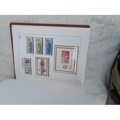 81 - Germany 4 x clean red Biella albums, well presented unmounted mint collection 1970 - 1995 with issue... 