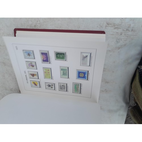 81 - Germany 4 x clean red Biella albums, well presented unmounted mint collection 1970 - 1995 with issue... 