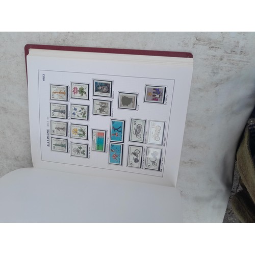 81 - Germany 4 x clean red Biella albums, well presented unmounted mint collection 1970 - 1995 with issue... 