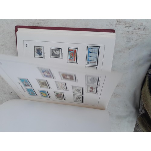 81 - Germany 4 x clean red Biella albums, well presented unmounted mint collection 1970 - 1995 with issue... 