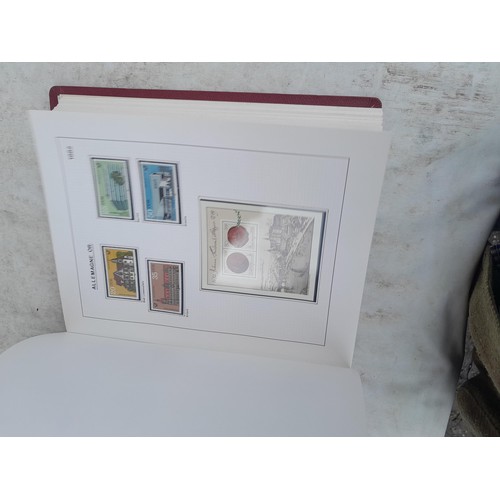 81 - Germany 4 x clean red Biella albums, well presented unmounted mint collection 1970 - 1995 with issue... 