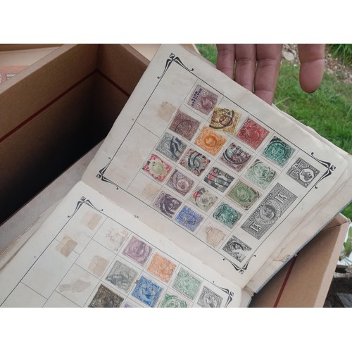 74 - Stamps : An all world stamp collection in various albums and stock books