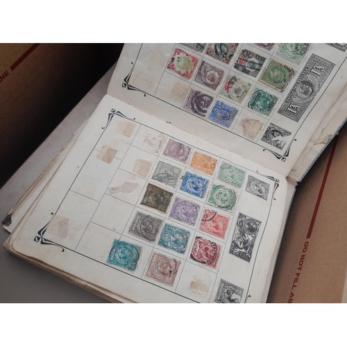 74 - Stamps : An all world stamp collection in various albums and stock books