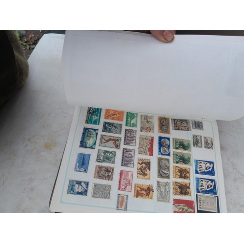 74 - Stamps : An all world stamp collection in various albums and stock books