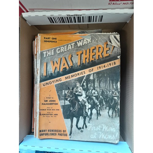 57 - The Great War- I was there. Series of magazines published in 51 parts in 1938, complete