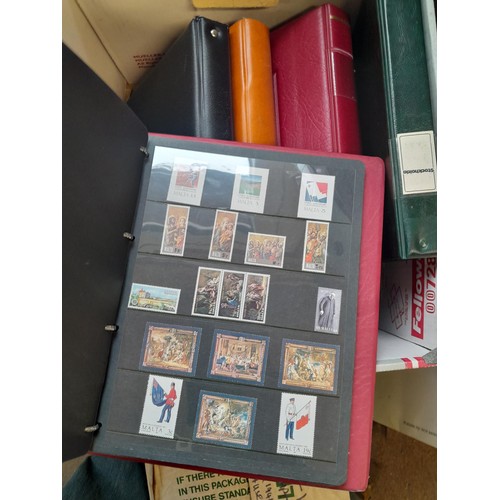 58 - Stamps : modern unmounted mint Commonwealth in 7 stock binders arranged on stock sheets