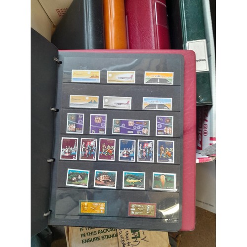 58 - Stamps : modern unmounted mint Commonwealth in 7 stock binders arranged on stock sheets