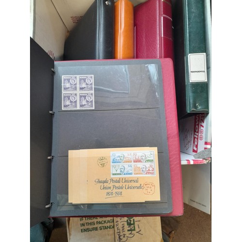 58 - Stamps : modern unmounted mint Commonwealth in 7 stock binders arranged on stock sheets