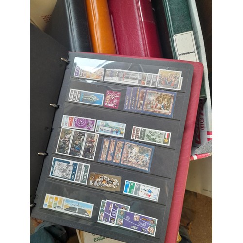 58 - Stamps : modern unmounted mint Commonwealth in 7 stock binders arranged on stock sheets