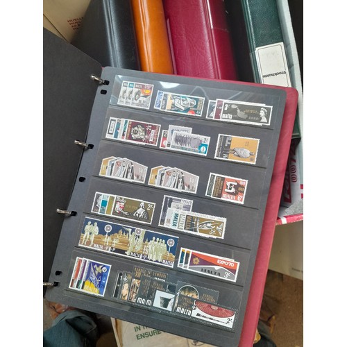 58 - Stamps : modern unmounted mint Commonwealth in 7 stock binders arranged on stock sheets