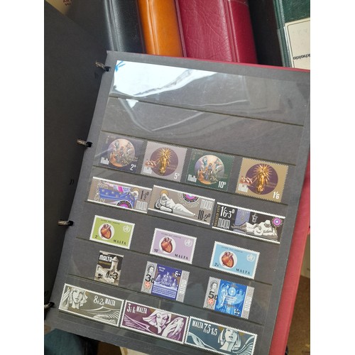 58 - Stamps : modern unmounted mint Commonwealth in 7 stock binders arranged on stock sheets