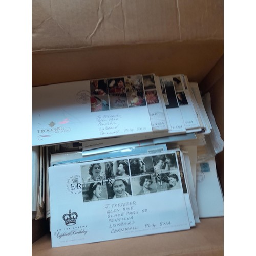 61 - Box containing a large amount of loose Stamp First Day Covers