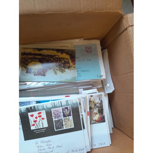 61 - Box containing a large amount of loose Stamp First Day Covers