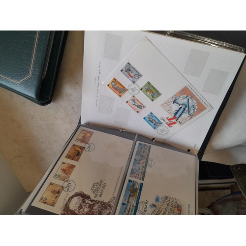 56 - Stamps : Channel Islands 1970s- 1990s First Day Stamp Covers in four albums