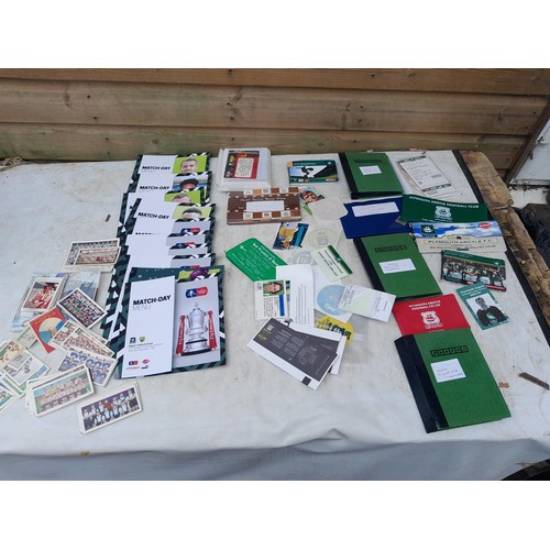 102 - Football memorabilia : Mainly Plymouth Argyle, souvenir programmes, tickets, window stickers, Christ... 