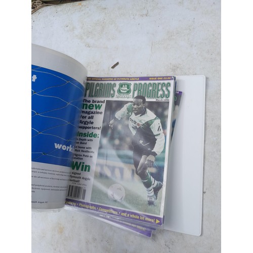 102 - Football memorabilia : Mainly Plymouth Argyle, souvenir programmes, tickets, window stickers, Christ... 