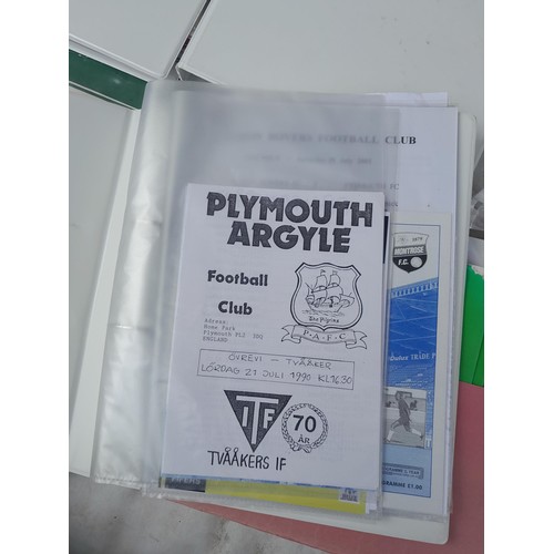 103 - Football memorabilia : Mainly Plymouth Argyle, souvenir programmes, tickets, and interesting black a... 