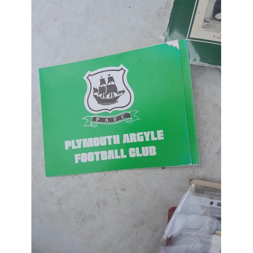 103 - Football memorabilia : Mainly Plymouth Argyle, souvenir programmes, tickets, and interesting black a... 