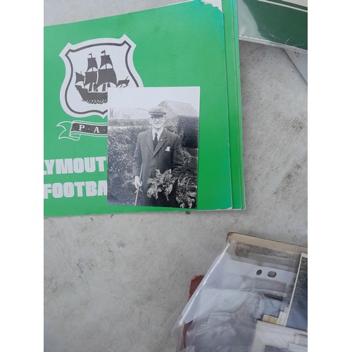 103 - Football memorabilia : Mainly Plymouth Argyle, souvenir programmes, tickets, and interesting black a... 