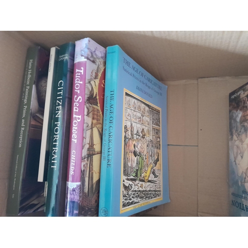 157 - Box of books mainly history and art