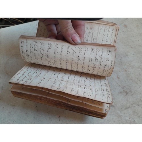 225 - Single volume : Very rare handwritten medical recipe book , 63 pages of cures, concoctions, tincture... 