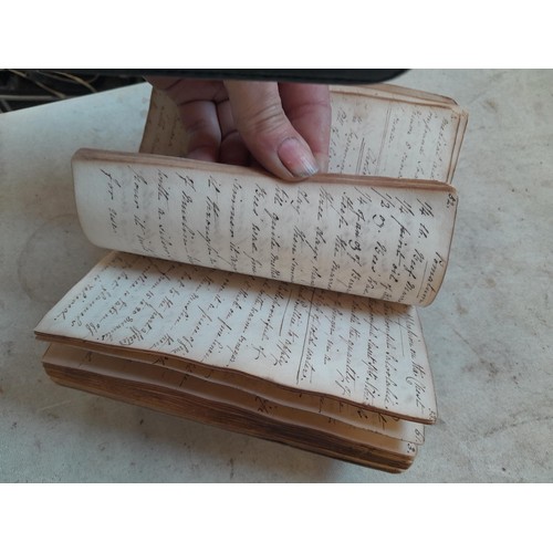 225 - Single volume : Very rare handwritten medical recipe book , 63 pages of cures, concoctions, tincture... 