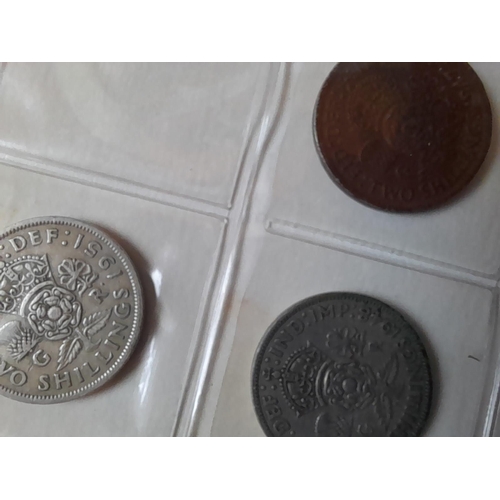 259 - Coins : mixed era Two Shillings, some pre 1947 & Half Crowns post 1947 base metal Crowns & pleasing ... 