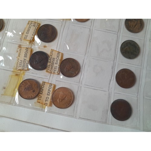 260 - Coins : Mixed era GB coins from 19th century onwards, earlier coins polished housed in album sheets,... 