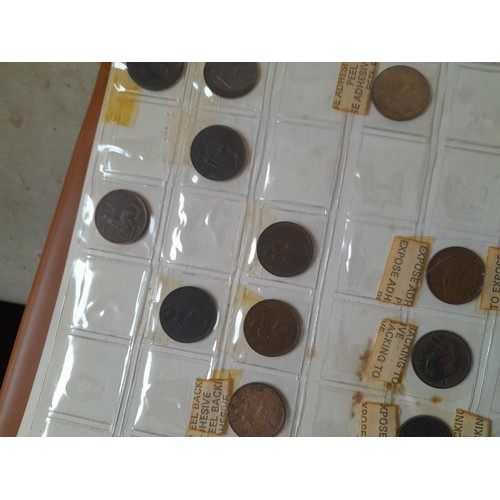 260 - Coins : Mixed era GB coins from 19th century onwards, earlier coins polished housed in album sheets,... 