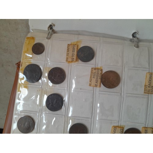 260 - Coins : Mixed era GB coins from 19th century onwards, earlier coins polished housed in album sheets,... 