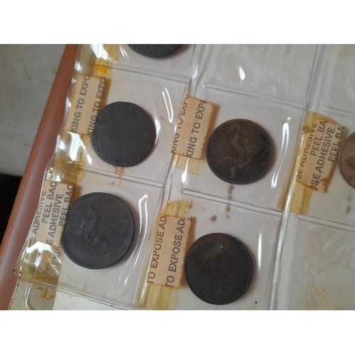 260 - Coins : Mixed era GB coins from 19th century onwards, earlier coins polished housed in album sheets,... 