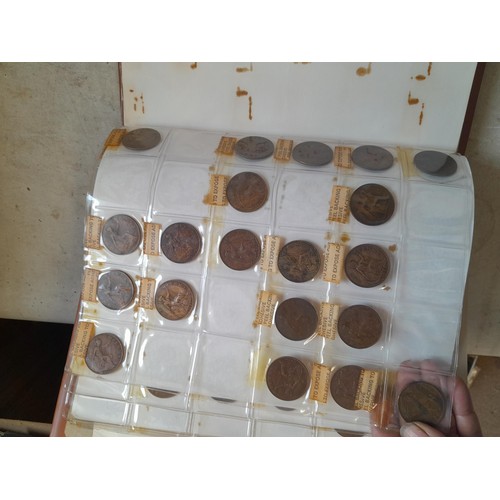 260 - Coins : Mixed era GB coins from 19th century onwards, earlier coins polished housed in album sheets,... 