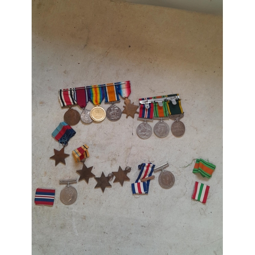 263 - Medals : 5 x medal group comprising of  1914 Star, 1914- 1918 medal,  Great War Medal, Silver Jubile... 