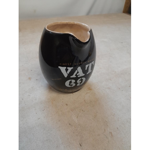 372 - Wade pottery Vat 69 advertising whisky water jug, smaller size