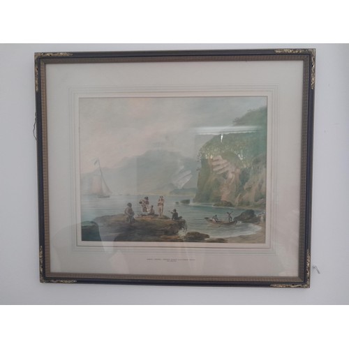 26 - Nicholas Pocock (1740-1821), signed and dated watercolour 1790 : Basse Terre. Green Point & Nags Hea... 