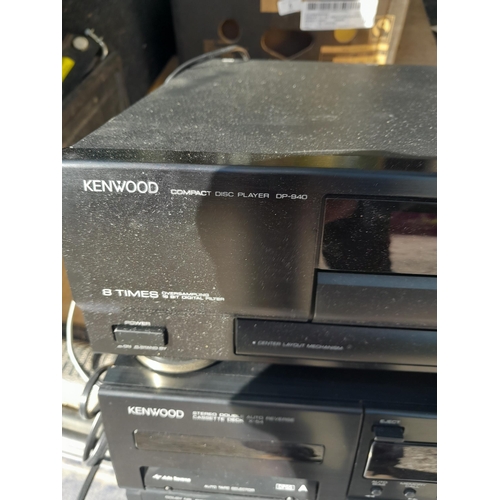 6 - Kenwood tape and CD player