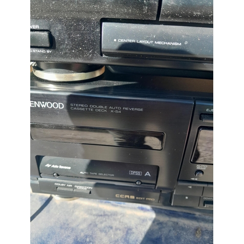 6 - Kenwood tape and CD player