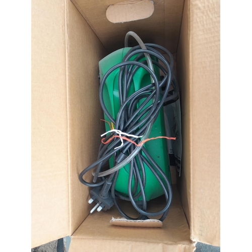 38 - Pressure washer boxed barely used and Tilley lamp