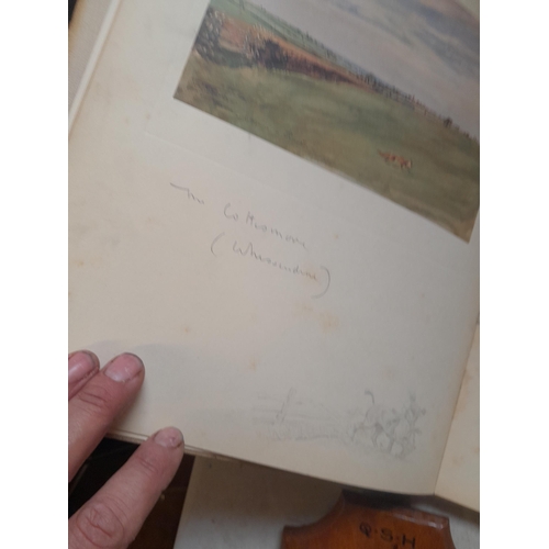 46 - Hunting interest : Single volume Lionel Edwards My Hunting Sketchbook in d/j, stags hood Quantock St... 