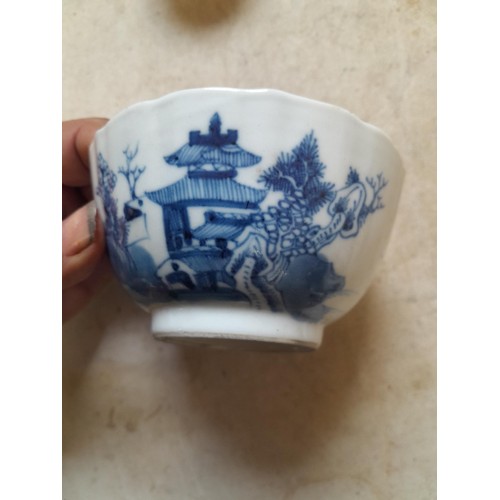 48 - An array of mainly damaged 18th & 19th century Chinese Export porcelain : restored bullet shape teap... 